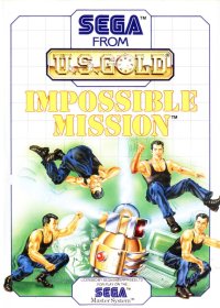 Impossible Mission PAL Sega Master System box art